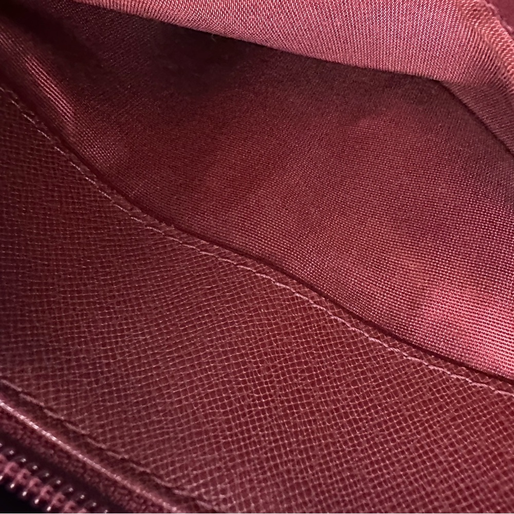 BURBERRY zip top nova check tote - leather handles and trim - pre loved vintage - Picture 9 of 13